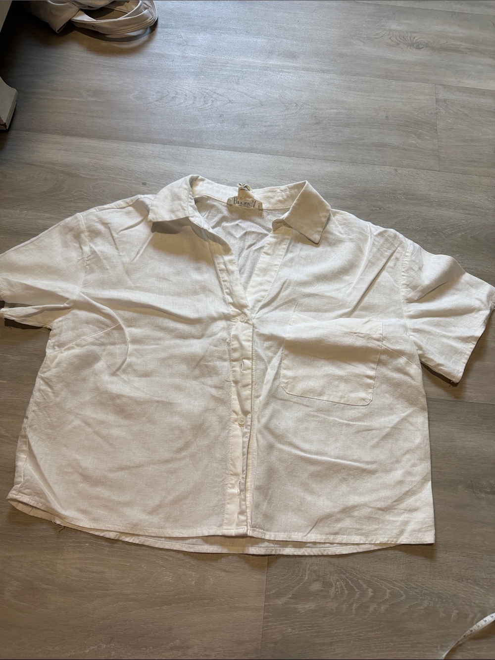 Blenca linen blend top size large